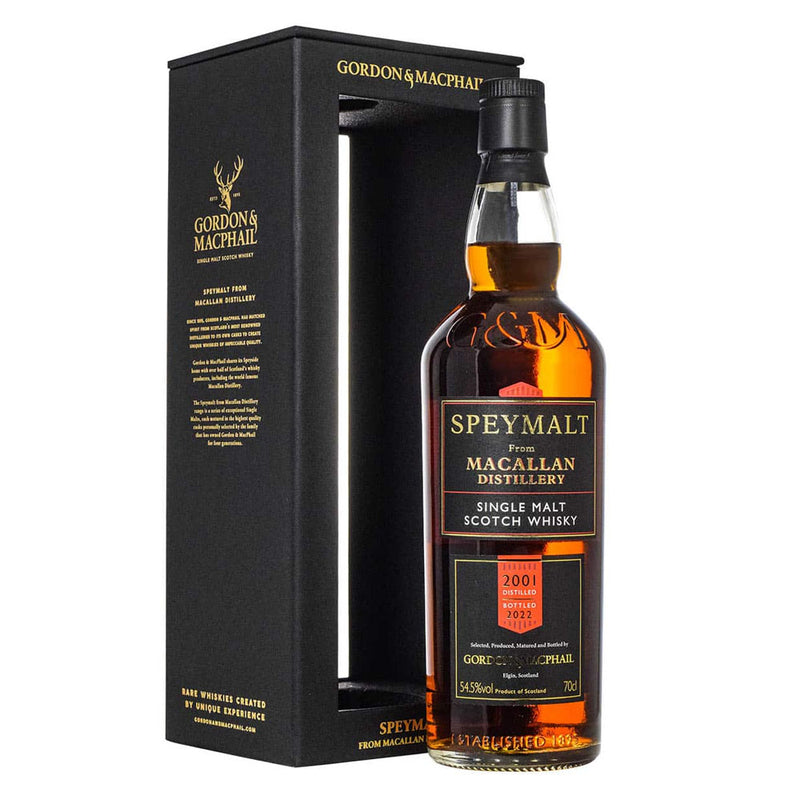 The Macallan 20 Year Old 2001 Speymalt #10046804 Gordon & Macphail Highland Single Malt Scotch Whisky ABV 54.5% 70cl with Gift Box