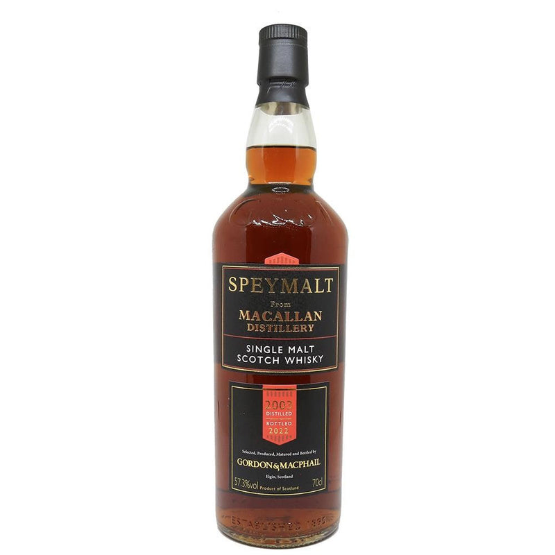 The Macallan 18 Year Old 2003 Speymalt #6716 Gordon & Macphail Highland Single Malt Scotch Whisky ABV 57.3% 70cl with Gift Box