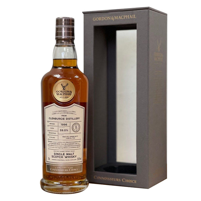 Glenburgie 25 Years 1996 Speyside First Fill Sherry Butt Cask#7528 Connoisseur's Choice ABV 59% 700ml