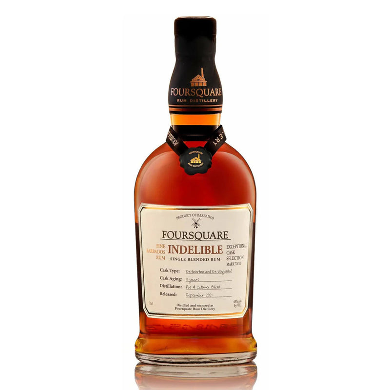 Foursquare Indelible Exceptional Cask Selection Mark XVIII Single Blend Rum ABV 48% 700ml