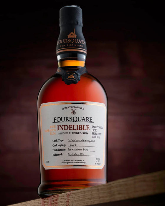 Foursquare Indelible Exceptional Cask Selection Mark XVIII Single Blend Rum ABV 48% 700ml
