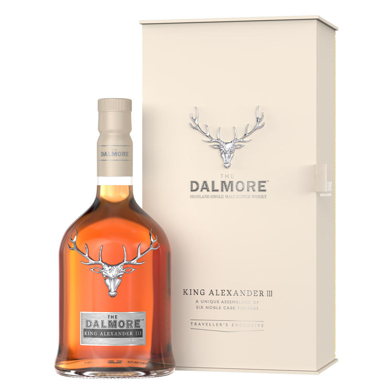 The Dalmore King Alexander III Traveller Exclusive Highland Single Malt Scotch Whisky ABV 42.8% 70cl (Higher Alcohol % Compare with Normal Version)