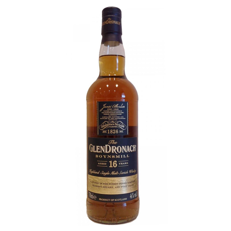 The Glendronach Boynsmill 16 Year Old Highland Single Malt Scotch Whisky ABV 46% 70cl with Gift Box