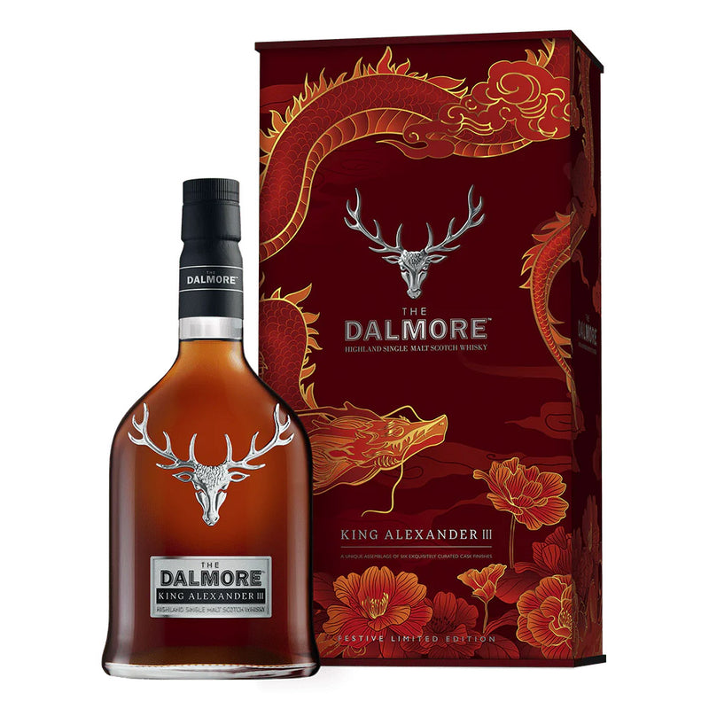 The Dalmore King Alexander lll (Year Of Dragon Festive Pack) Highland Single Malt Scotch Whisky ABV 40% 70cl