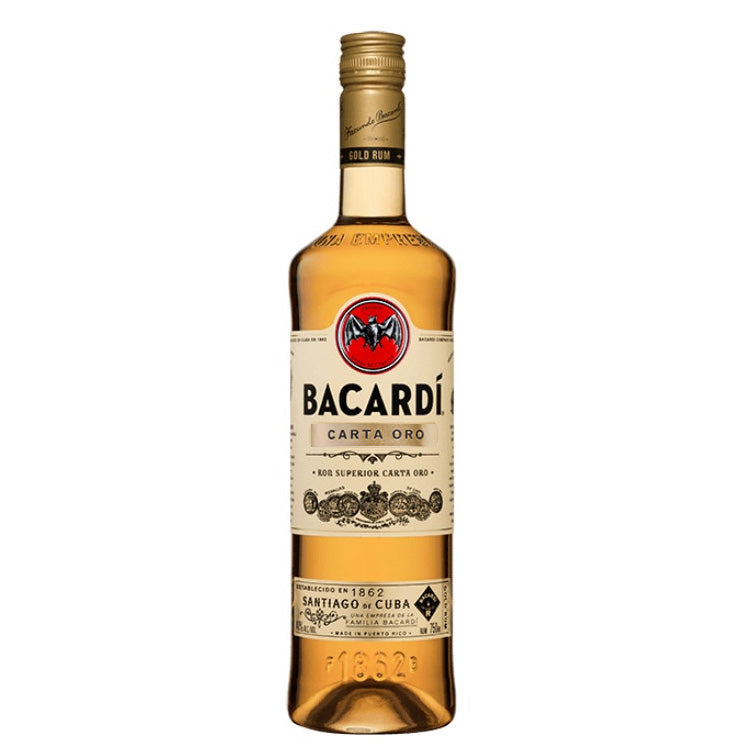 Bacardi Carta Oro Superior Gold Rum ABV 40% 750ml