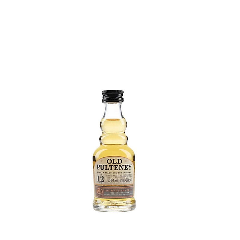Old Pulteney 12 Year Old Single Malt Scotch Whisky ABV 40% 700ml + Old Pulteney 12 Year Old Single Malt Scotch Whisky 50ml (Bundle Deal)