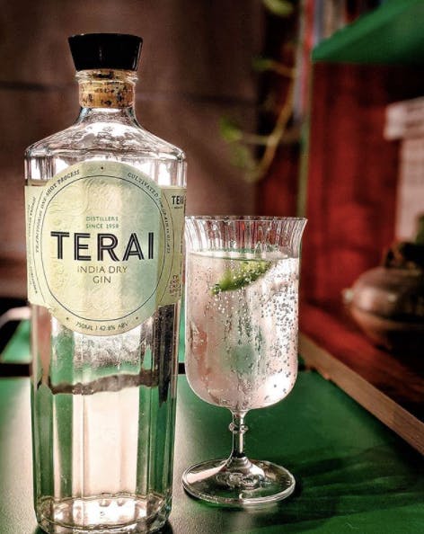 Terai Indian Dry Gin ABV 42.8% 750ml