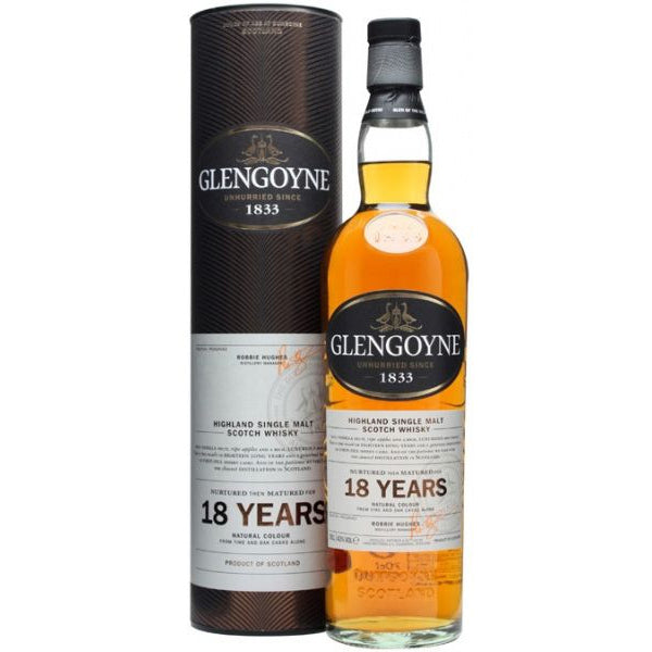 Glengoyne 18 Year Old Highland Single Malt Scotch Whisky ABV 43% 750ml