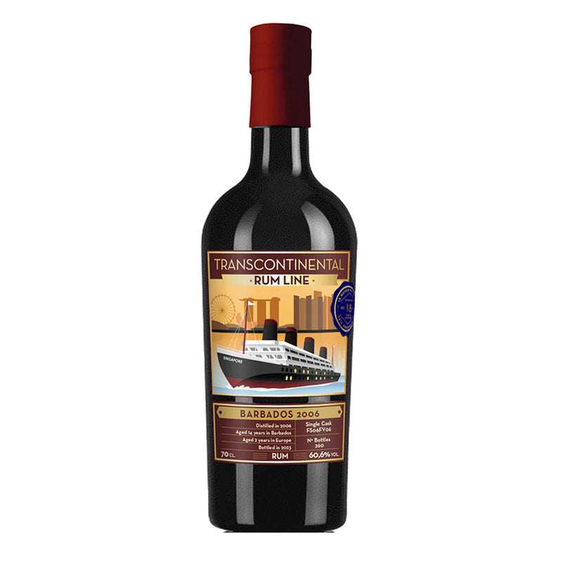 Transcontinental Barbados 16 Year Old 2006 Single Cask ABV 60.6% 70cl