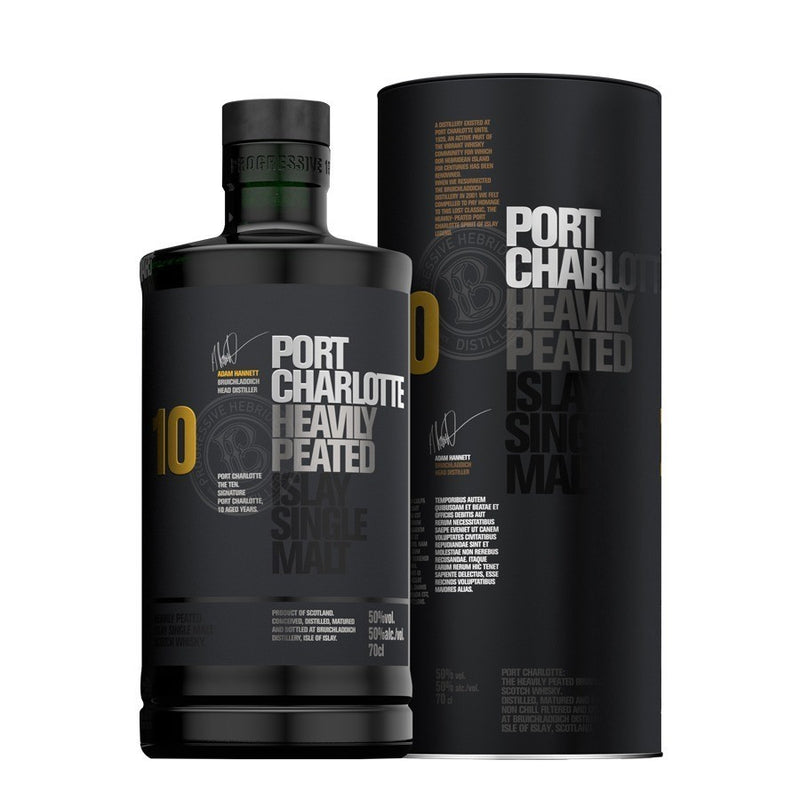Bruichladdich Port Charlotte 10 Years Old ABV 50% 1000ml (1L)