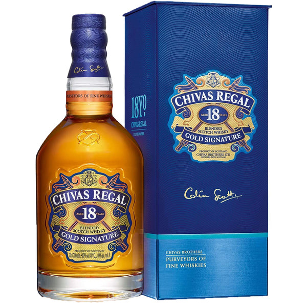Chivas Regal 18 Year Old Blended Scotch Whisky ABV 40% 700ml with Gift Box