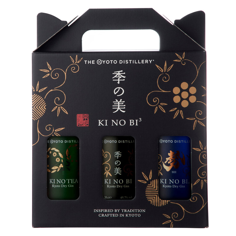 Gift Set) Ki No Bi 3 x 200ml Gin Gift Set (Kyoto Dry Gin, Sei