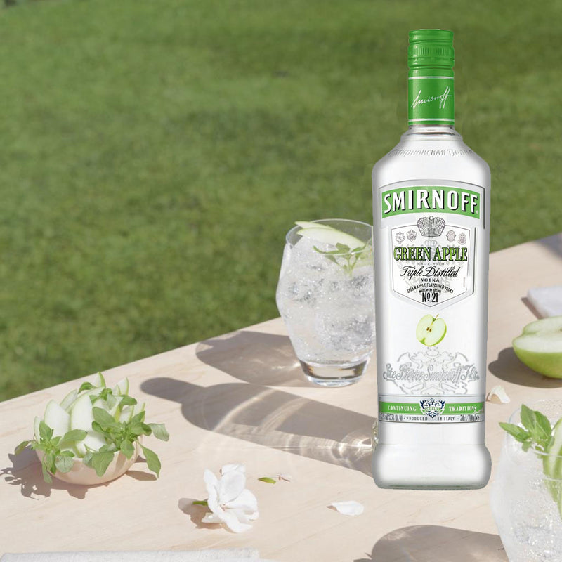 Smirnoff Green Apple ABV 37.5% 700ml