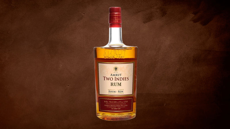 (EOY Sale - 10% off at Check Out) Amrut Two Indies Rum ABV 42.8% 75cl