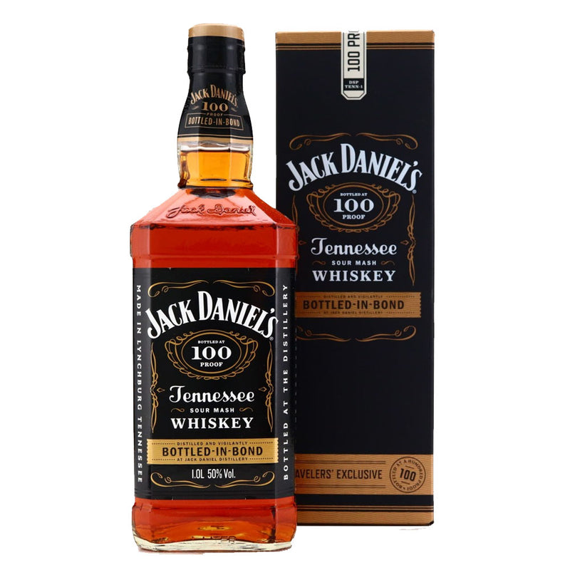 Jack Daniel's Bottled in Bond Tennessee Whiskey with Gift Box  ABV 50% 1000ml (1L)