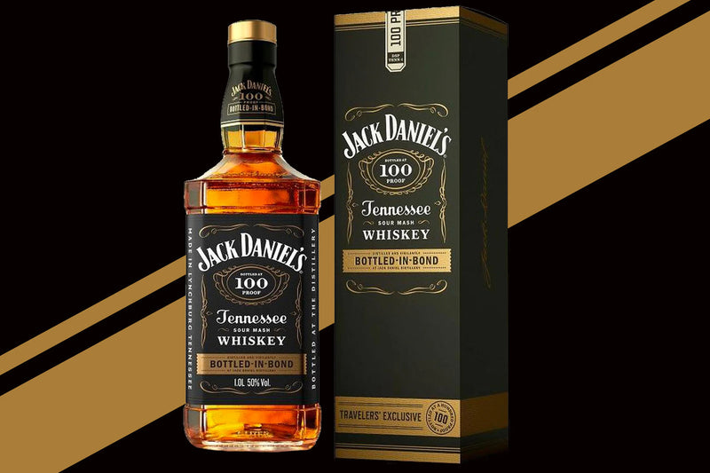 Jack Daniel's Bottled in Bond Tennessee Whiskey with Gift Box  ABV 50% 1000ml (1L)