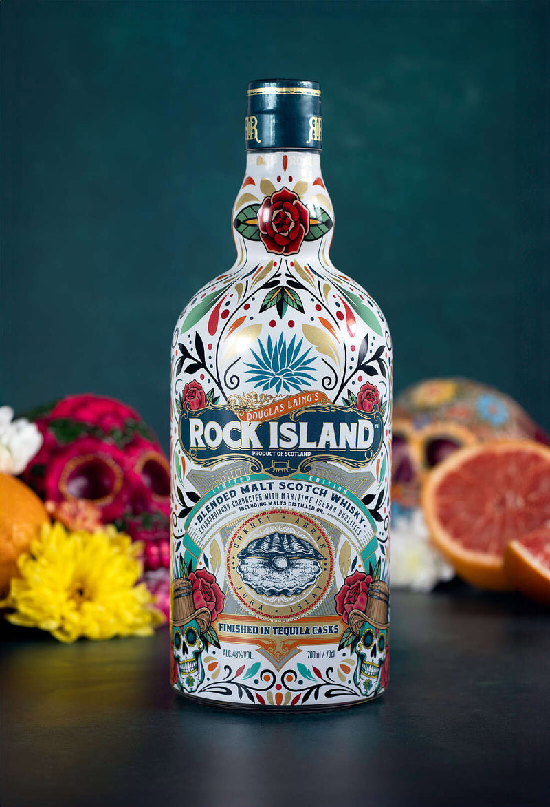 (Flash Sale - 60% off at check out) Douglas Laing's Rock Island Tequila Cask Edition ABV 48% 700ml