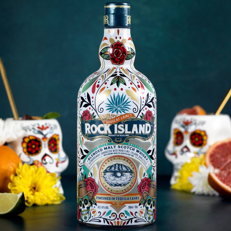 (Flash Sale - 60% off at check out) Douglas Laing's Rock Island Tequila Cask Edition ABV 48% 700ml
