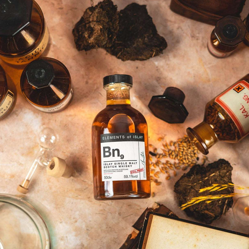 Elements Of Islay Bn9 Full Proof Islay Single Malt Scotch Whisky ABV 59.1% 500ml