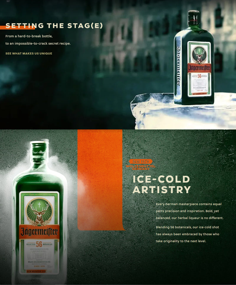 Jagermeister Twin Pack (2X500ml) With 2 Shot Glasses ABV 35% Gift Pack