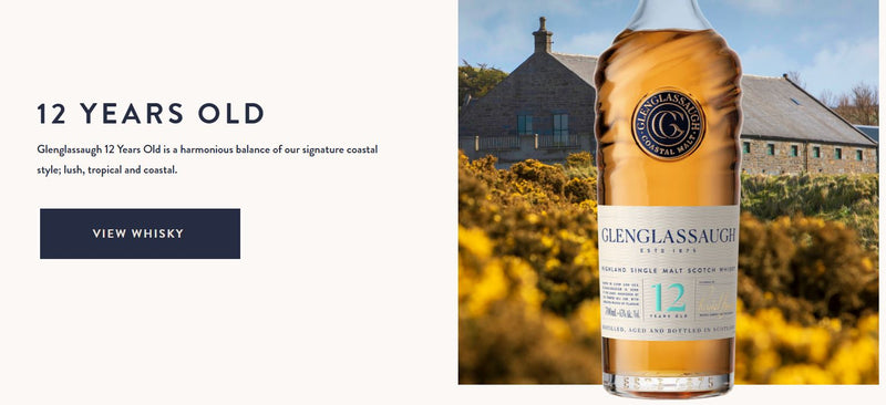 Glenglassaugh 12 Year Old Highland Single Malt Scotch Whisky ABV 45% 70cl