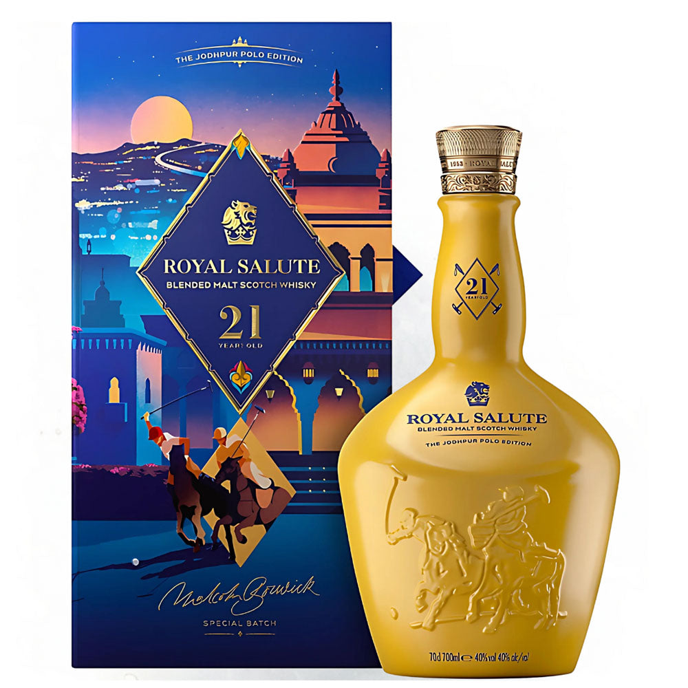 ロイヤルサルート 21年ジョードプルポロエディション 40％ 700ml 飲料