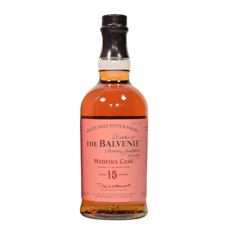 The Balvenie 15 Year Old Madeira Cask Speyside Single Malt Scotch Whisky ABV 43% 70cl with Gift Box
