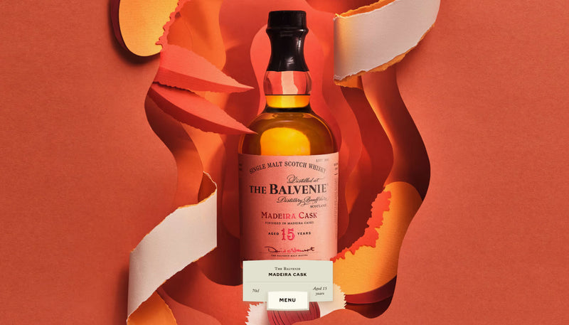 The Balvenie 15 Year Old Madeira Cask Speyside Single Malt Scotch Whisky ABV 43% 70cl with Gift Box