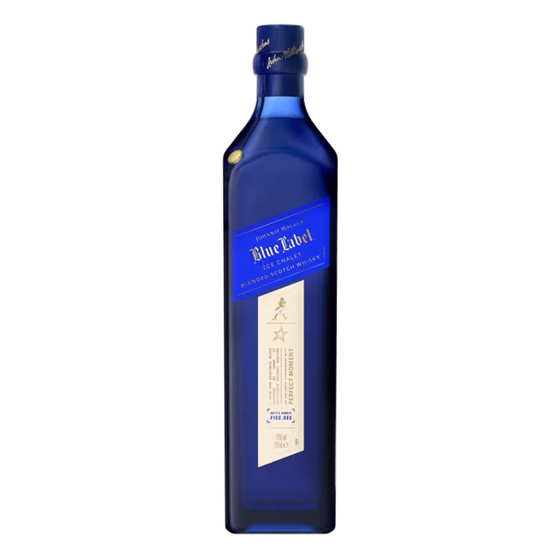 (EOY Sale - $50 Discount at Check Out) Johnnie Walker Ice Chalet Blue Label ABV 43% 750ml - Limited Edition with Perfect Moment Crossbody Bag