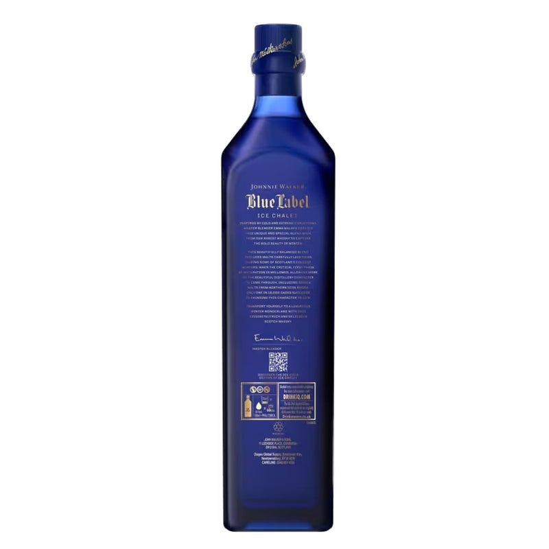 (EOY Sale - $50 Discount at Check Out) Johnnie Walker Ice Chalet Blue Label ABV 43% 750ml - Limited Edition with Perfect Moment Crossbody Bag