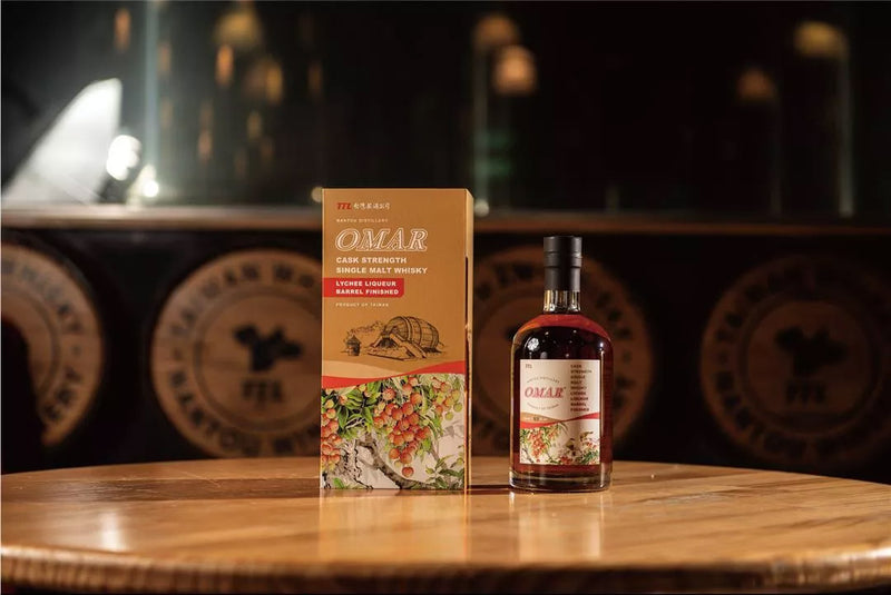 (EOY Sale - 20% off at Check Out) Omar Lychee Liqueur Barrel Finish Cask Strength Single Malt Whisky ABV 53% 700ml (20% Discount at Check Out)