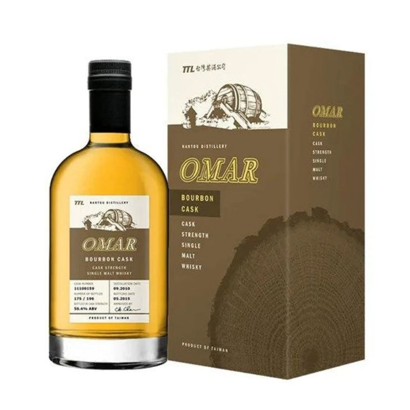(EOY Sale - 20% off at Check Out) Omar Bourbon Cask Strength Single Malt ABV 55.7% 700ml (20% Discount at Check Out)