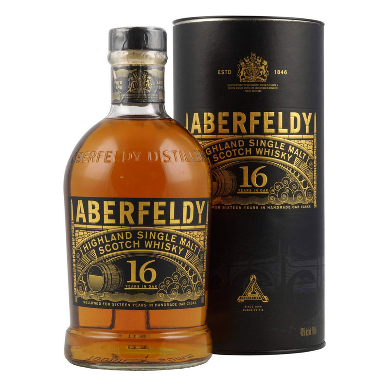 Aberfeldy 16 Year Old Highland Single Malt Scotch Whisky ABV 40% 700ml with Box