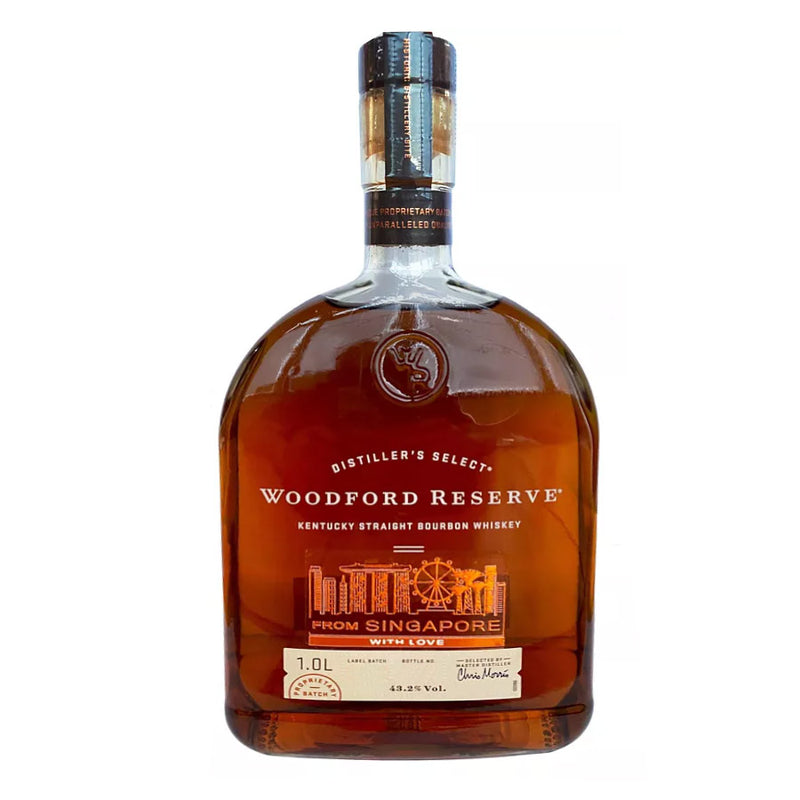 1L Woodford Reserve Distillers Select (From Singapore With Love) ABV 43.2% 1000ml