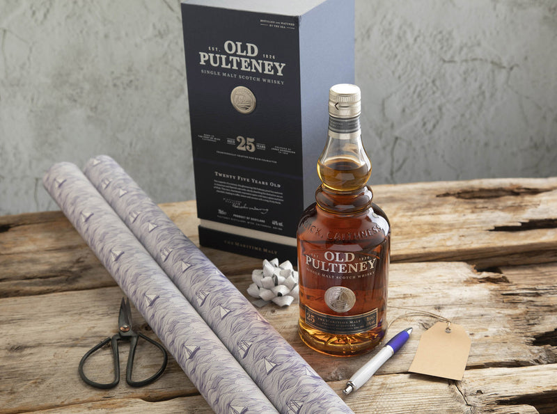 Old Pulteney 25 Year Old Single Malt Scotch Whisky ABV 46% 700ml with Gift Box