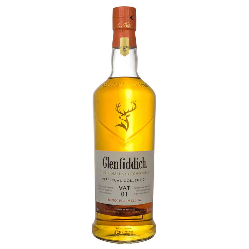 Glenfiddich Perpetual Collection Vat 01 Speyside Single Malt Scotch Whisky ABV 40% 100cl with Gift Box (1L)