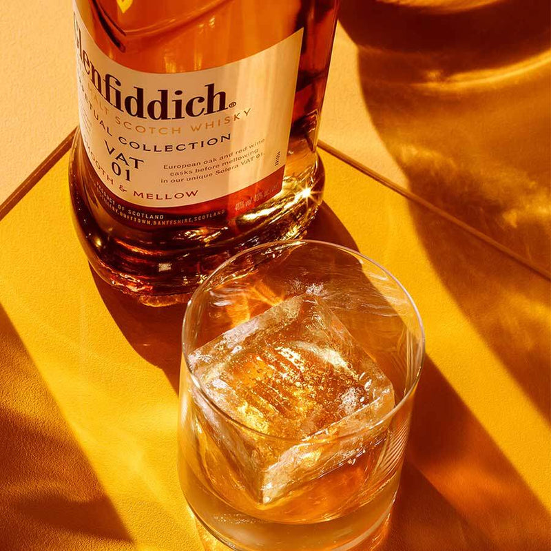 Glenfiddich Perpetual Collection Vat 01 Speyside Single Malt Scotch Whisky ABV 40% 100cl with Gift Box (1L)