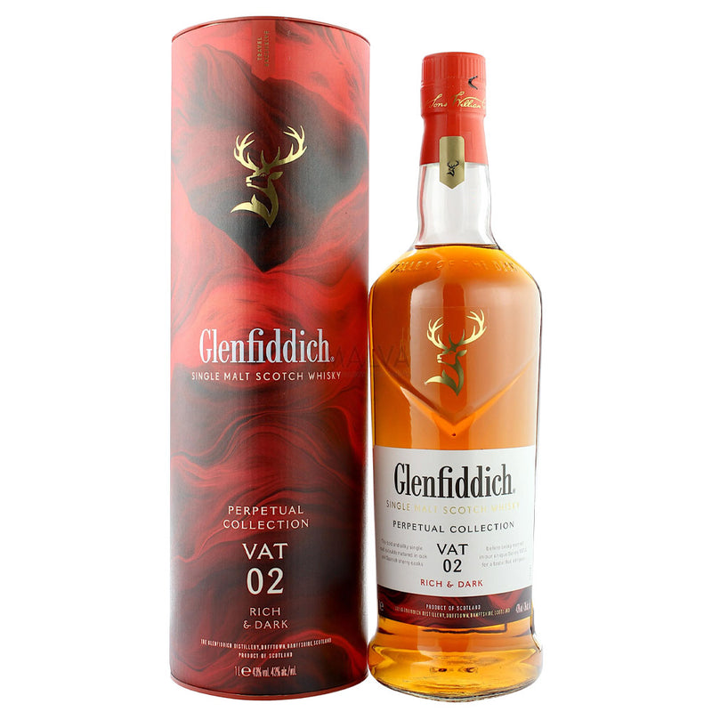 Glenfiddich Perpetual Collection Vat 02 Speyside Single Malt Scotch Whisky ABV 43% 100cl (1L)