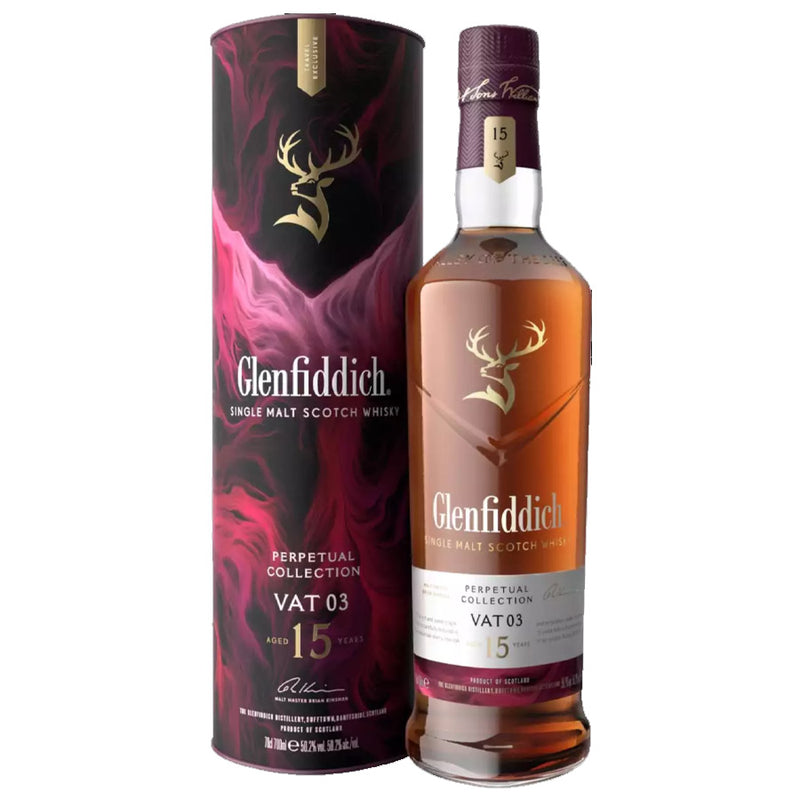 Glenfiddich Perpetual Collection Vat 03 15 Year Old Speyside Single Malt Scotch Whisky ABV 50.2% 70cl
