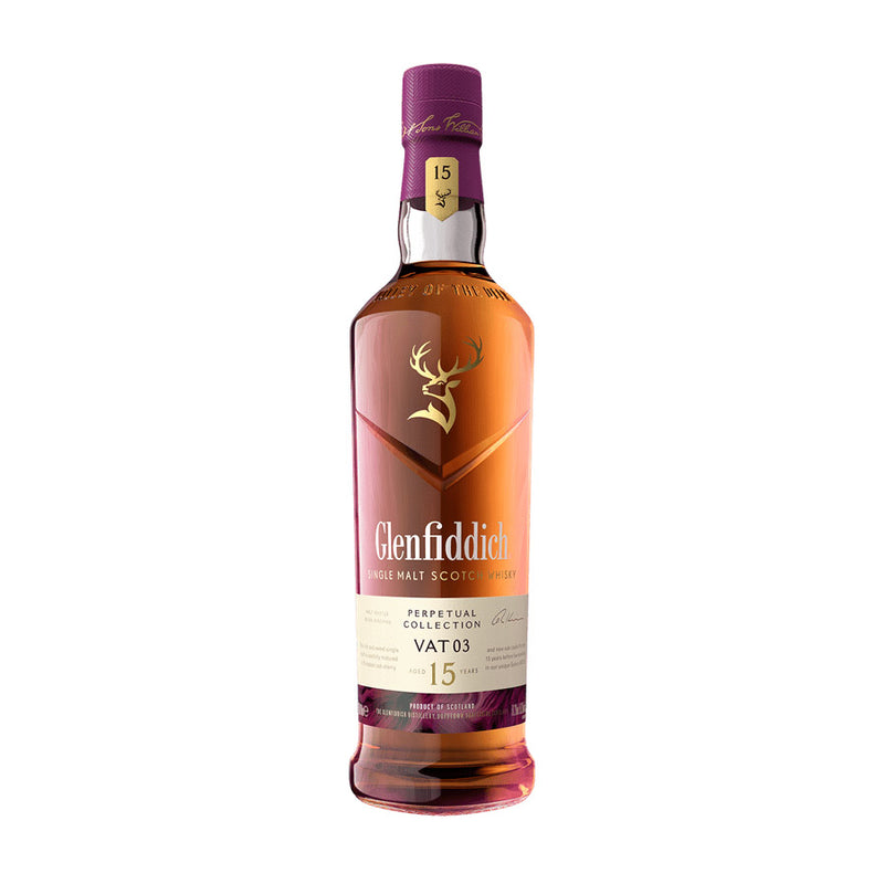 Glenfiddich Perpetual Collection Vat 03 15 Year Old Speyside Single Malt Scotch Whisky ABV 50.2% 70cl