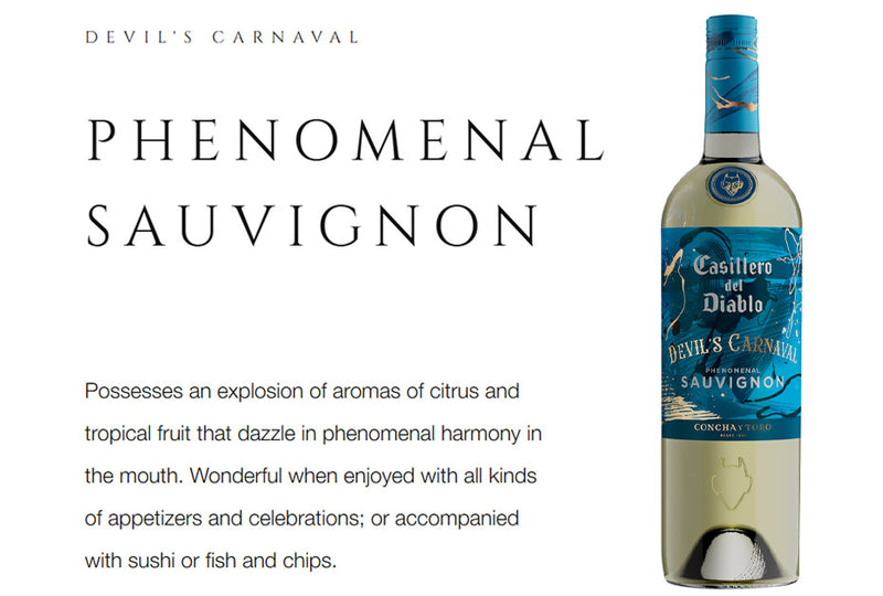 Casillero Del Diablo Devil's Carnaval Phenomenal Sauvignon 750ml