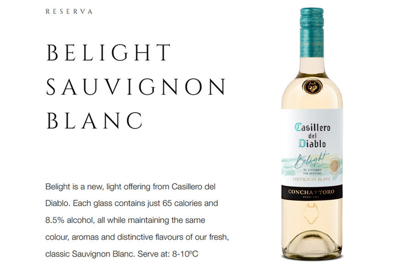 Casillero Del Diablo Belight Sauvignon Blanc 750ml