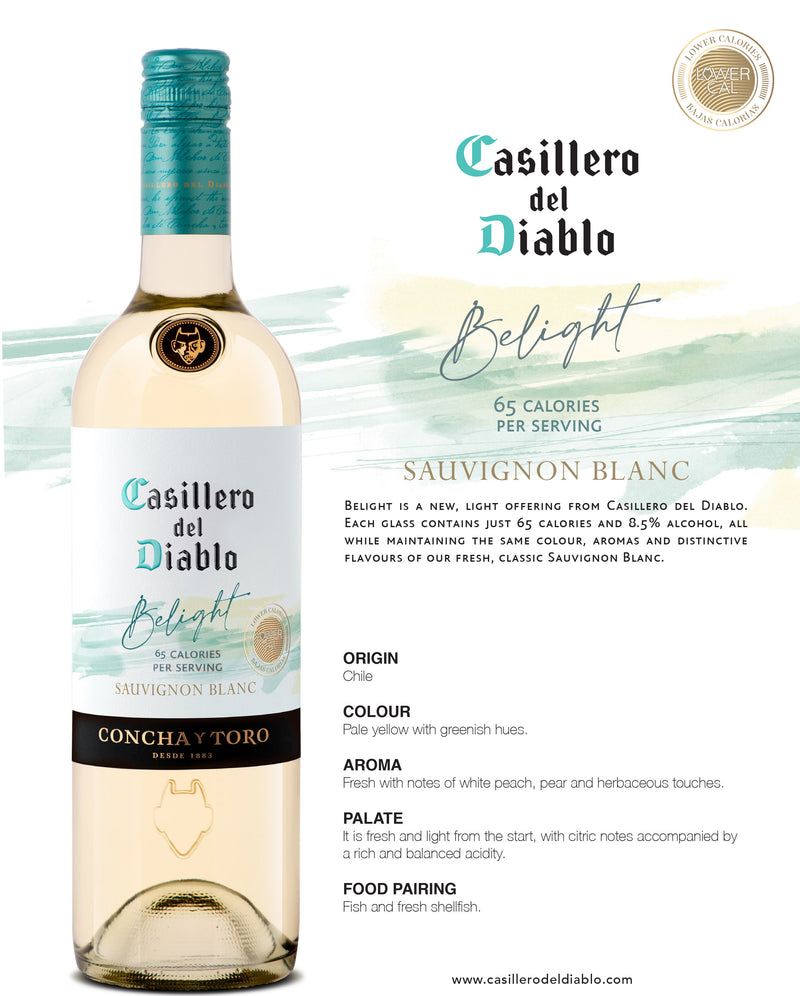 Casillero Del Diablo Belight Sauvignon Blanc 750ml