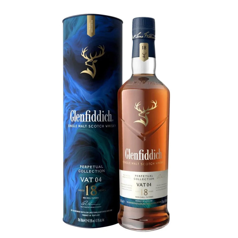 Glenfiddich Perpetual Collection Vat 04 18 Year Old Speyside Single Malt Scotch Whisky ABV 47.8% 70cl