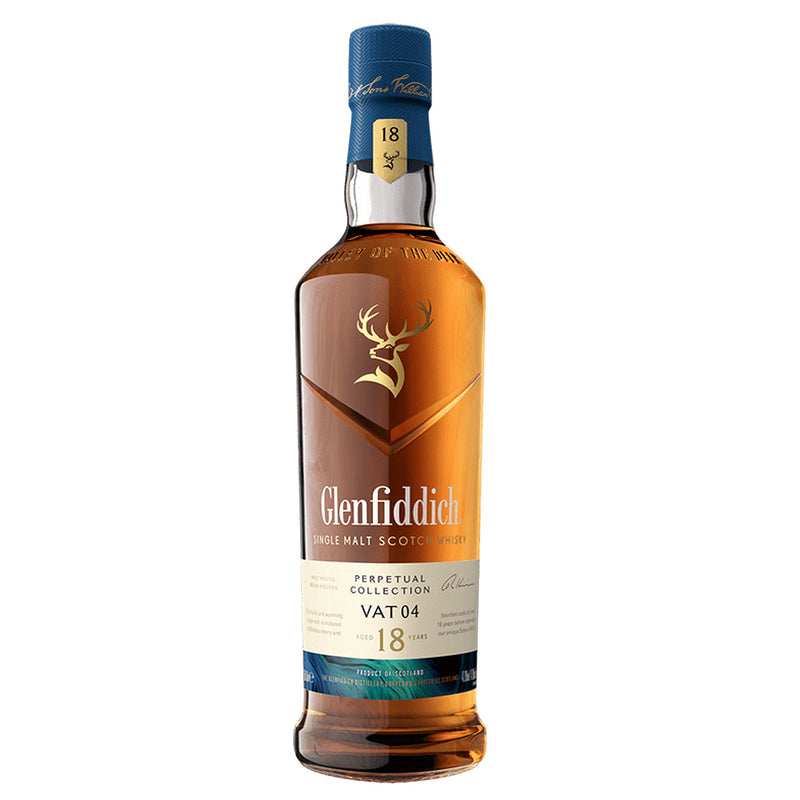 Glenfiddich Perpetual Collection Vat 04 18 Year Old Speyside Single Malt Scotch Whisky ABV 47.8% 70cl