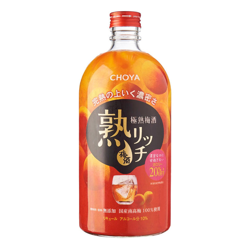 Choya Umeshu Jyuku Rich Japanese ABV 10% 720ml
