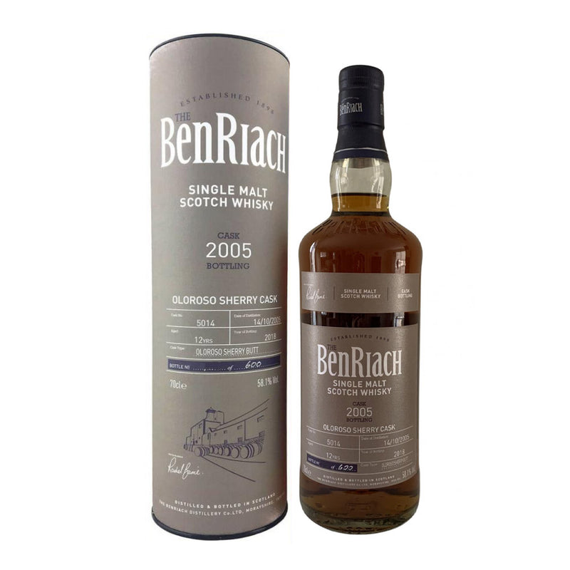 The BenRiach 12 Year 2005 Olorosso Cask #5014 Batch 15 ABV 58.1% 700ml