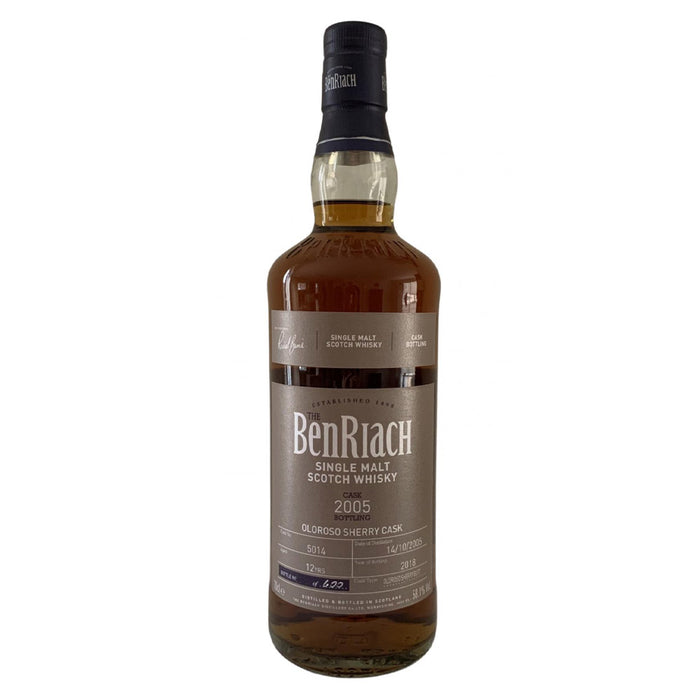 The Benriach 12 Year 2005 Olorosso Cask #5014 Batch 15 ABV 58.1% 700ml