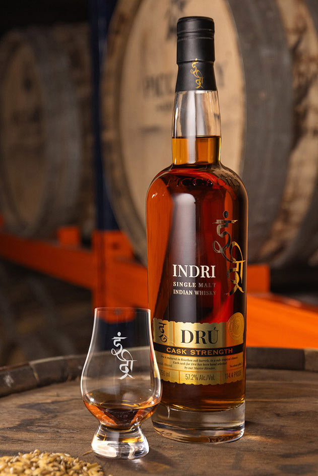 Indri Dru Cask Strength Single Malt Whisky ABV 57.2% 700ml