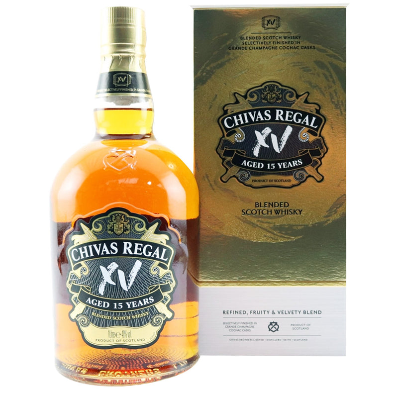 Chivas Regal 15 Year Old XV Blended Scotch Whisky ABV 40% 1L With Gift Box